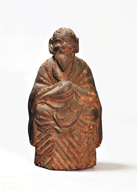 見どころ紹介＜1＞ 木喰上人「木喰五行坐像（自刻像）」（浜松市