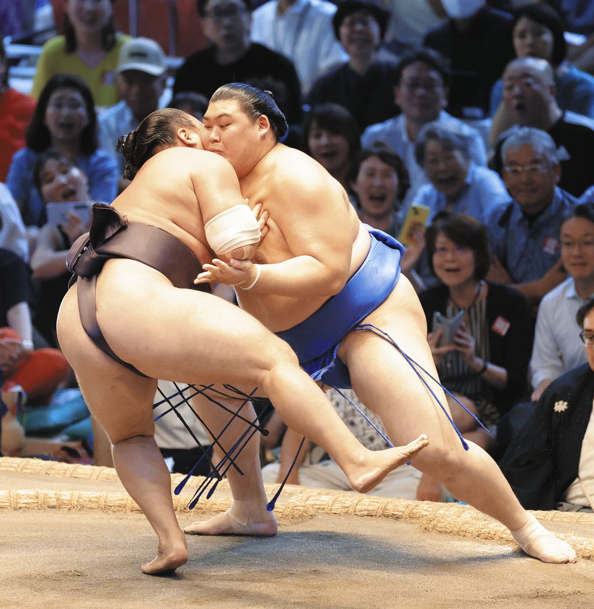 大の里、新横綱Vへ望み残す3敗死守「昨日の反省を生かして、慌てずでき