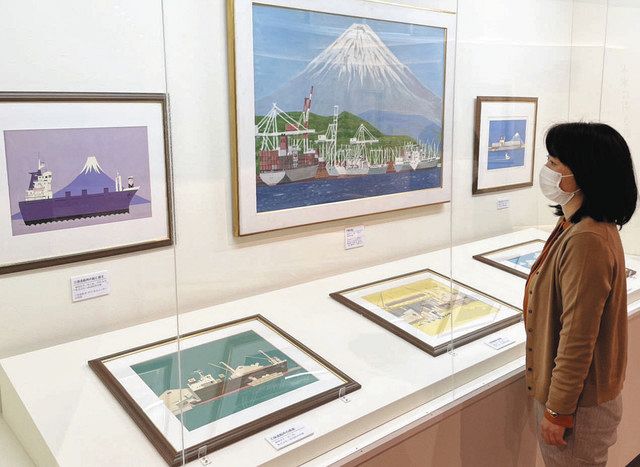 みなとまち清水感じて イラストレーターの柳原さん企画展 中日新聞しずおかweb みなとまち清水感じて イラストレーターの柳原さん企画展 中日新聞しずおかweb