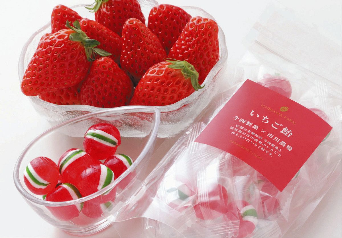 生のイチゴを飴に凝縮しました！ 滋賀・豊郷「市川農場」が京都の老舗