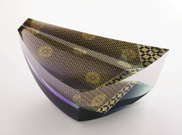 截金ガラス 繊細な美と技 山本茜さん 石川県美でゆかりの作品展：北陸