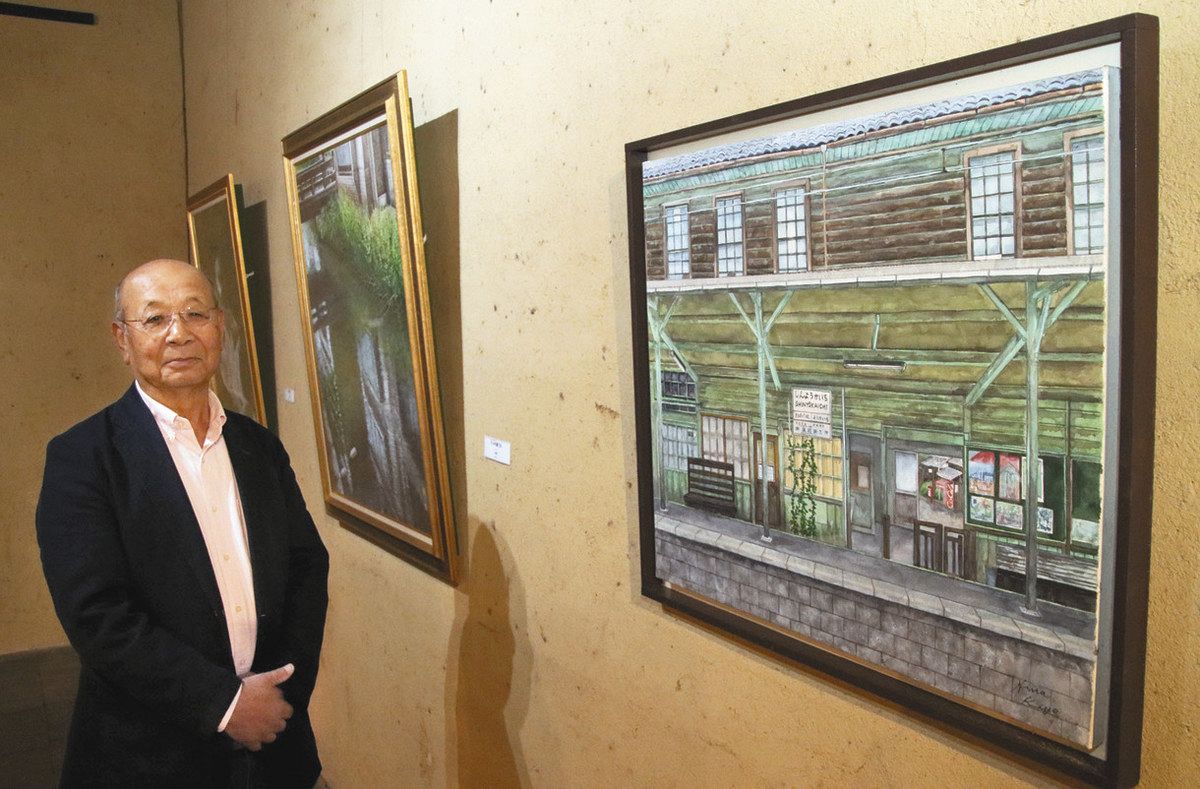 傘寿記念に絵画57点を展示 東近江の日永さんが個展：中日新聞Web