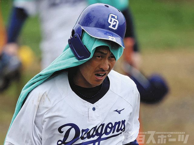 ２０２１春季キャンプ 遠藤：中日スポーツ・東京中日スポーツ