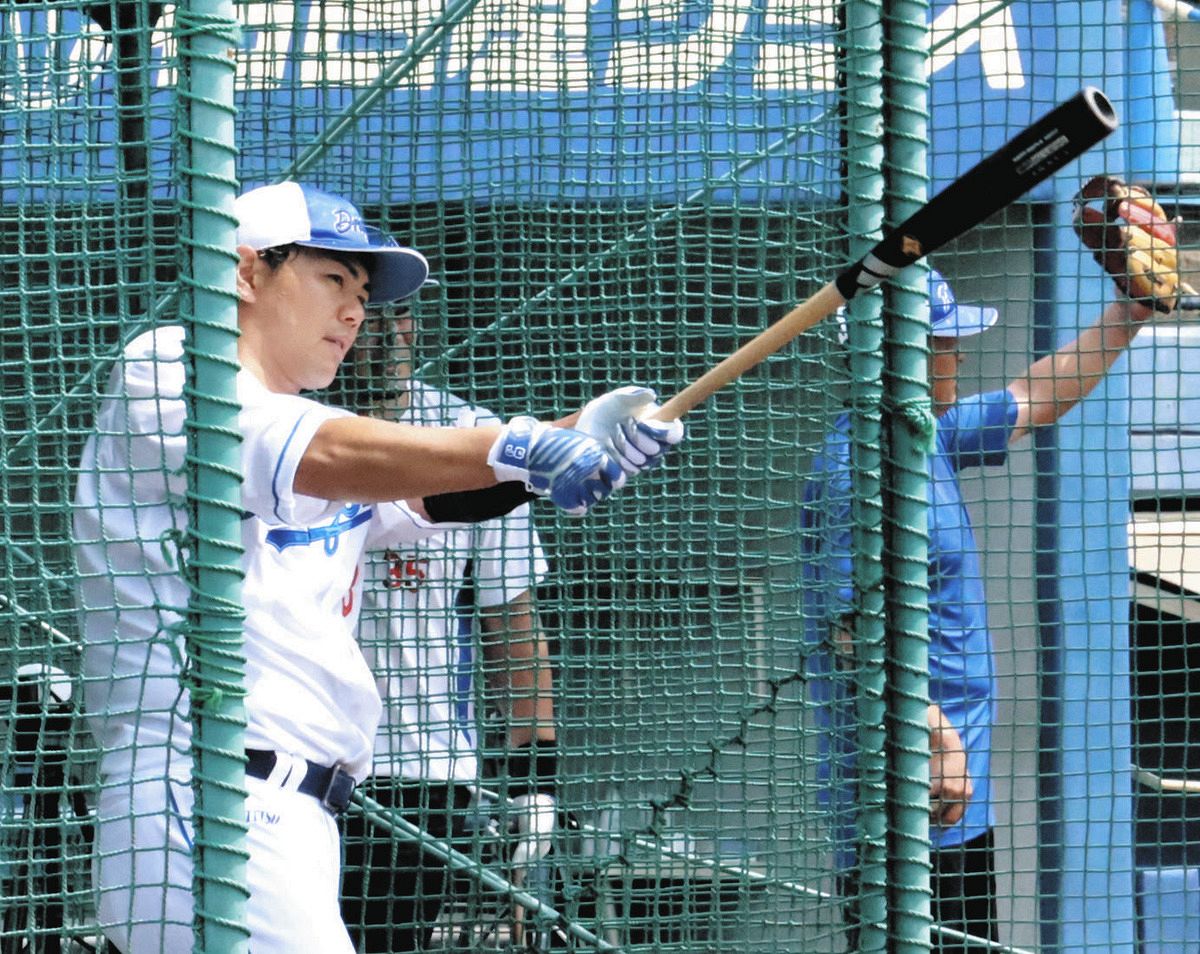 中日】高橋周平、屋外での打撃練習で好感触…離脱後で初「今季中の実戦