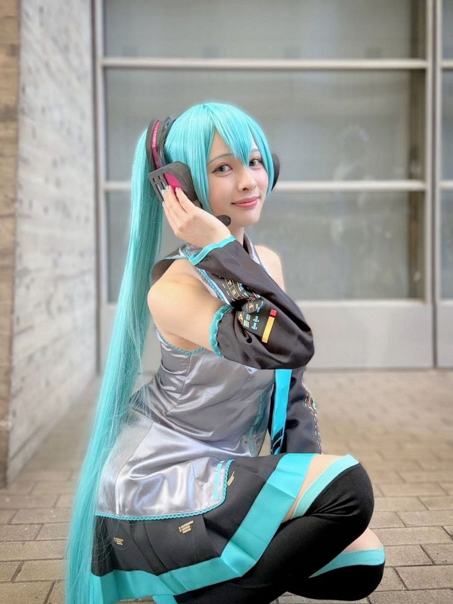実際の投稿 完成度高いっ 河出奈都美アナ 初音ミク コスプレ 中日スポーツ・東京中日スポーツ