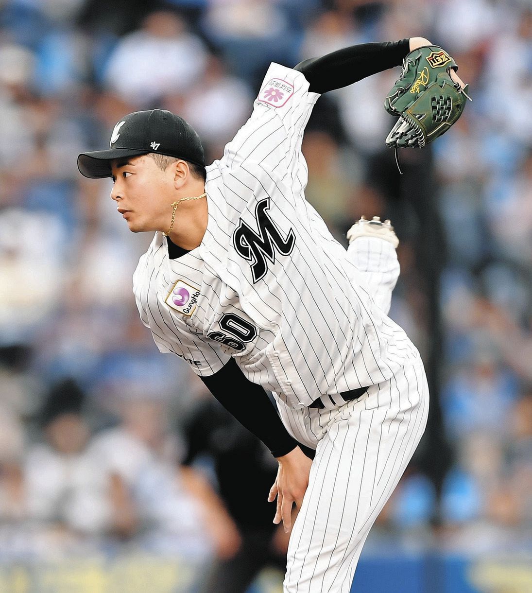 ロッテ・横山陸人、背番号「60」から「15」に変更 引退の美馬コーチ