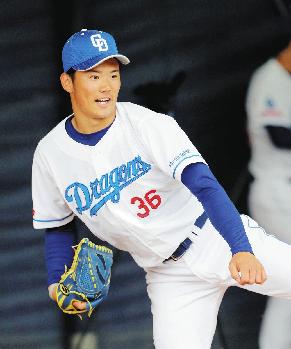 中日】ドラ4福田幸之介、初の捕手座らせてのブルペンで26球 「飛ばし