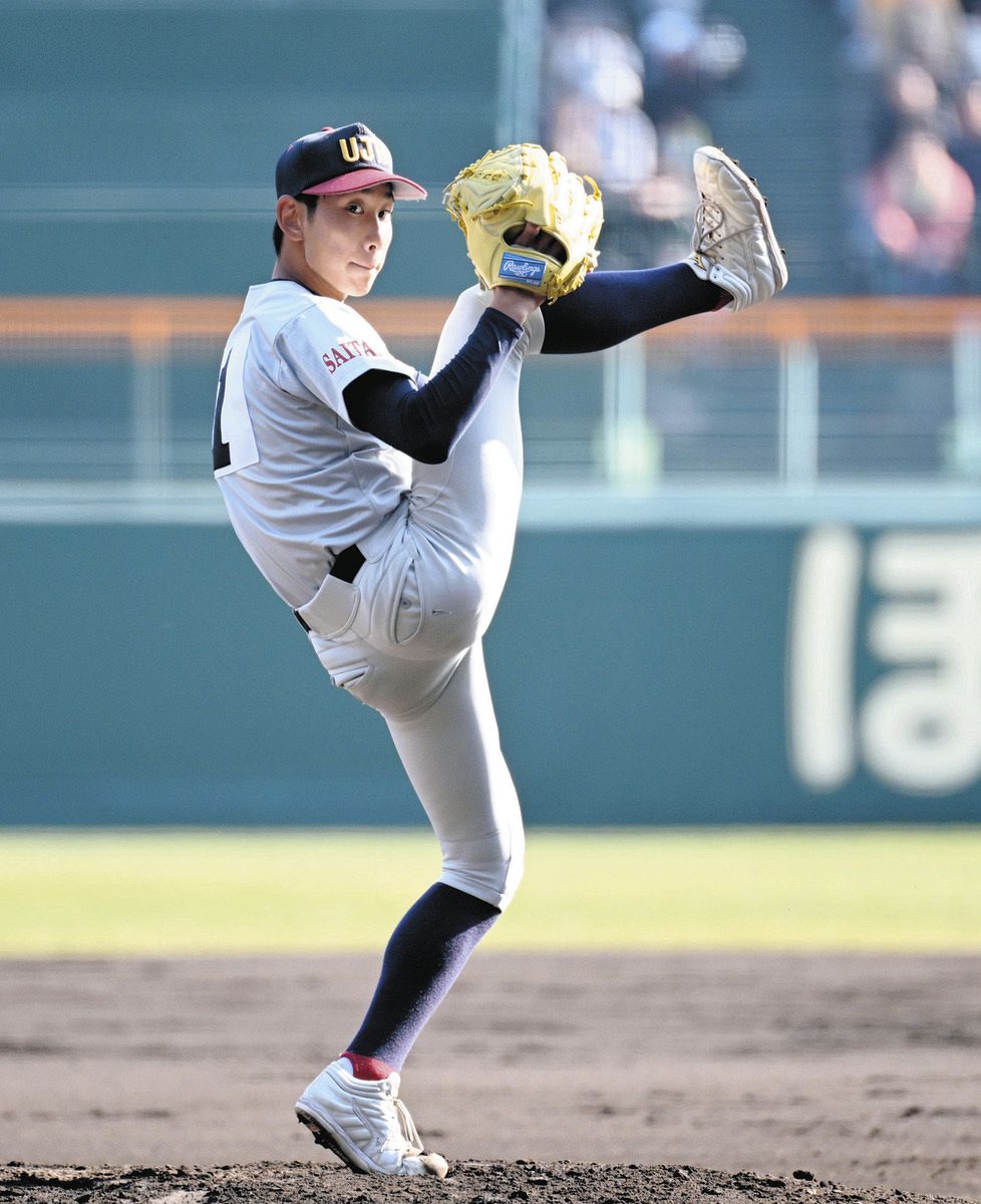 初出場の浦和実、石戸颯汰が完封 滋賀学園に勝利【センバツ】：中日
