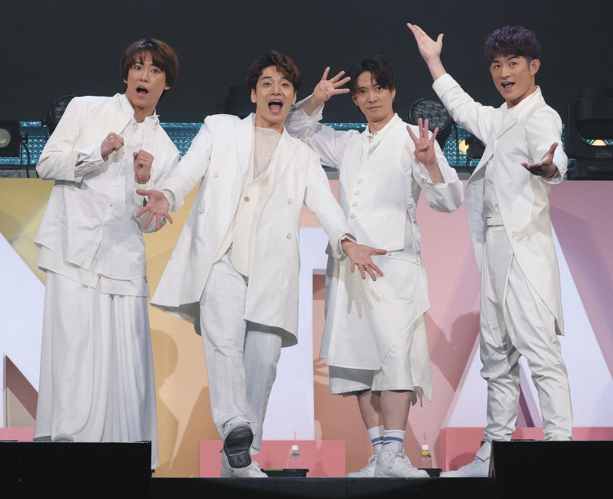 来年に全員不惑のふぉ～ゆ～「おじいちゃんになってもENTA！」：中日