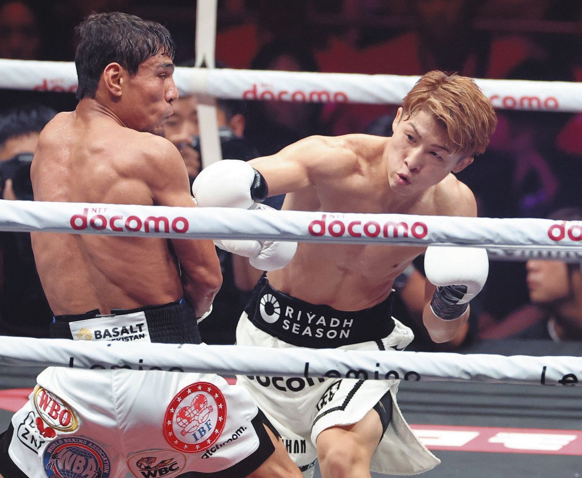 世界4団体統一王者・井上尚弥、アフマダリエフに判定勝ち 男子