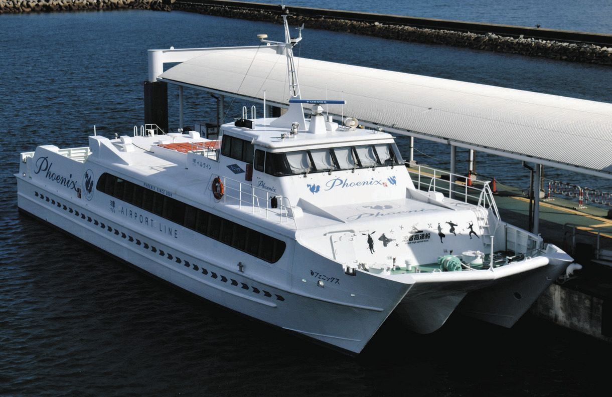 鳥船 津エアポートライン、新たな船を建造へ 故障中のフェニックスは処分