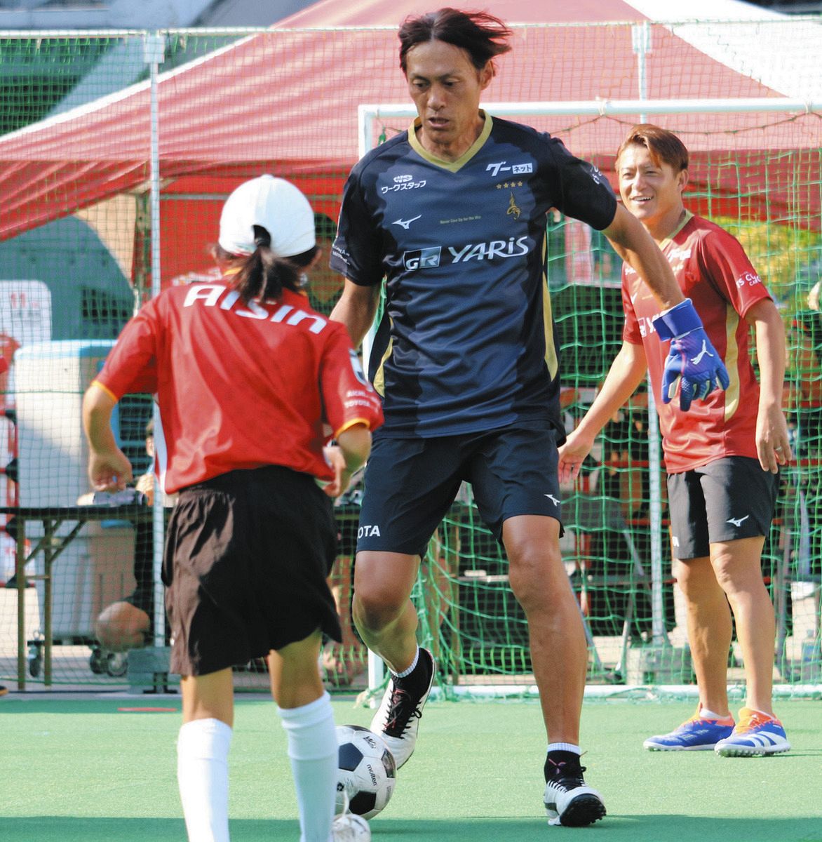 名古屋グランパス、OBチームが小学生と「4v4」のエキシビションマッチ