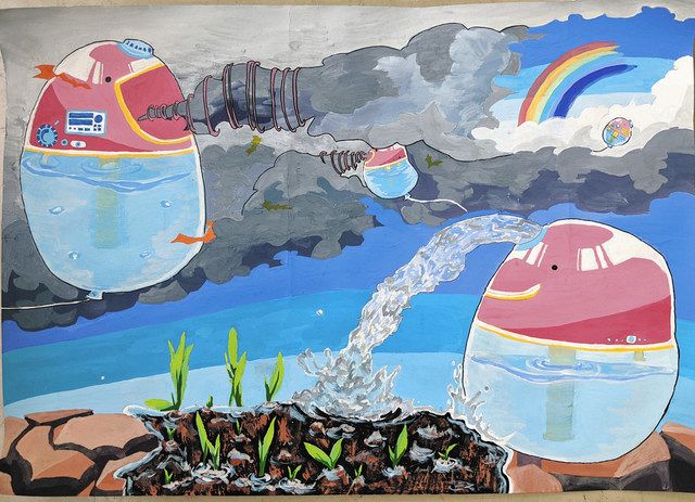 県未来の科学の夢絵画展 湖西市岡崎中2年・金子さんが最高賞