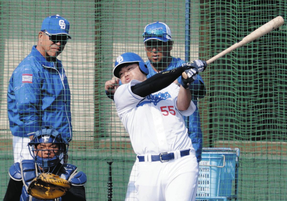 中日・細川成也、18日の初実戦「ちょっと不安あります」3月の侍