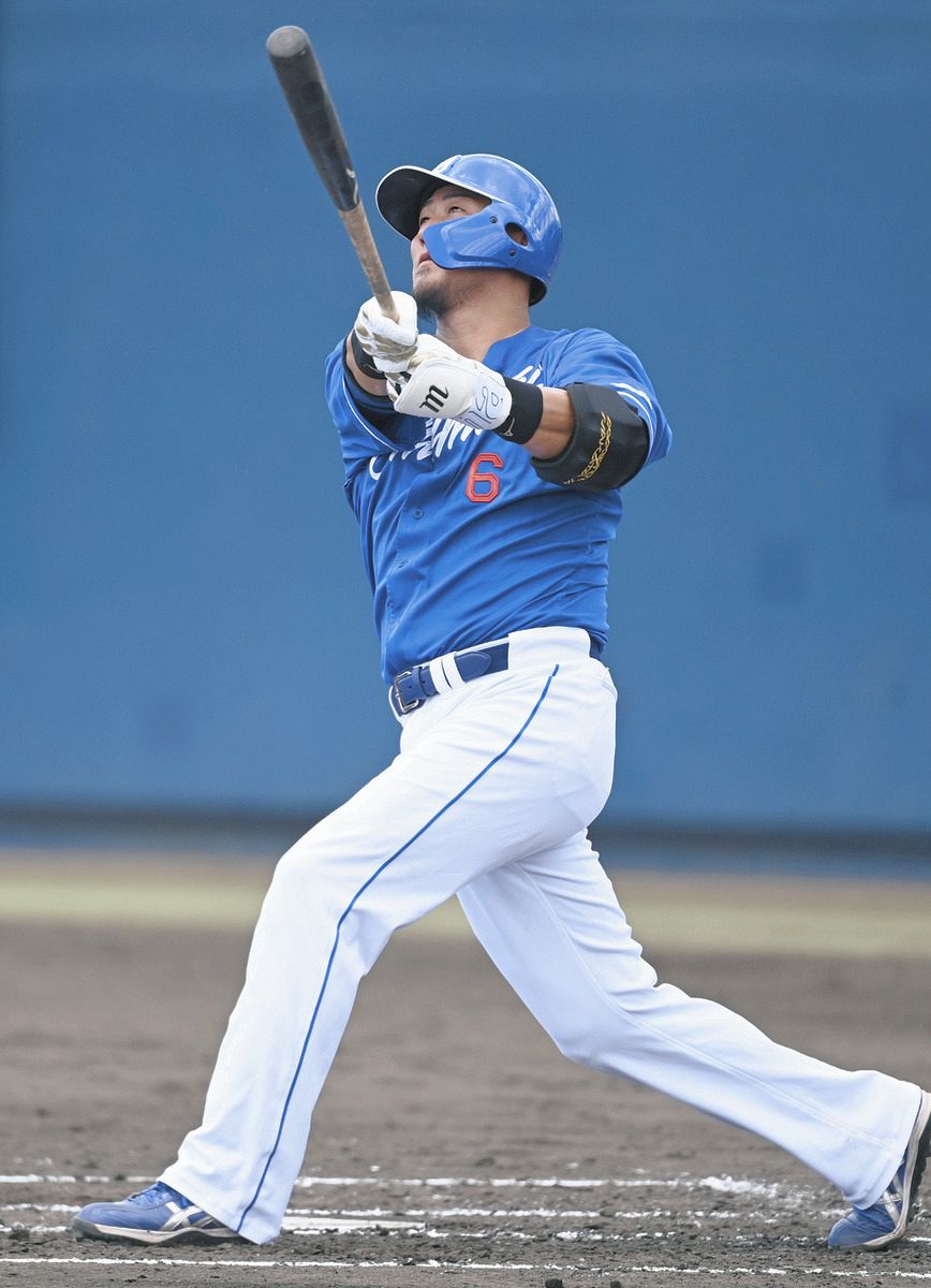 中日・中田翔、復帰後初アーチ ウエスタン・オリックス戦の3回