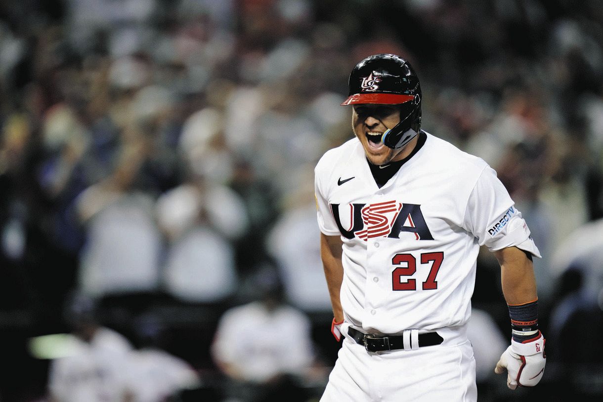 現役最強打者”米国代表トラウト、盛り上がるWBCを満喫「こんなに楽しい