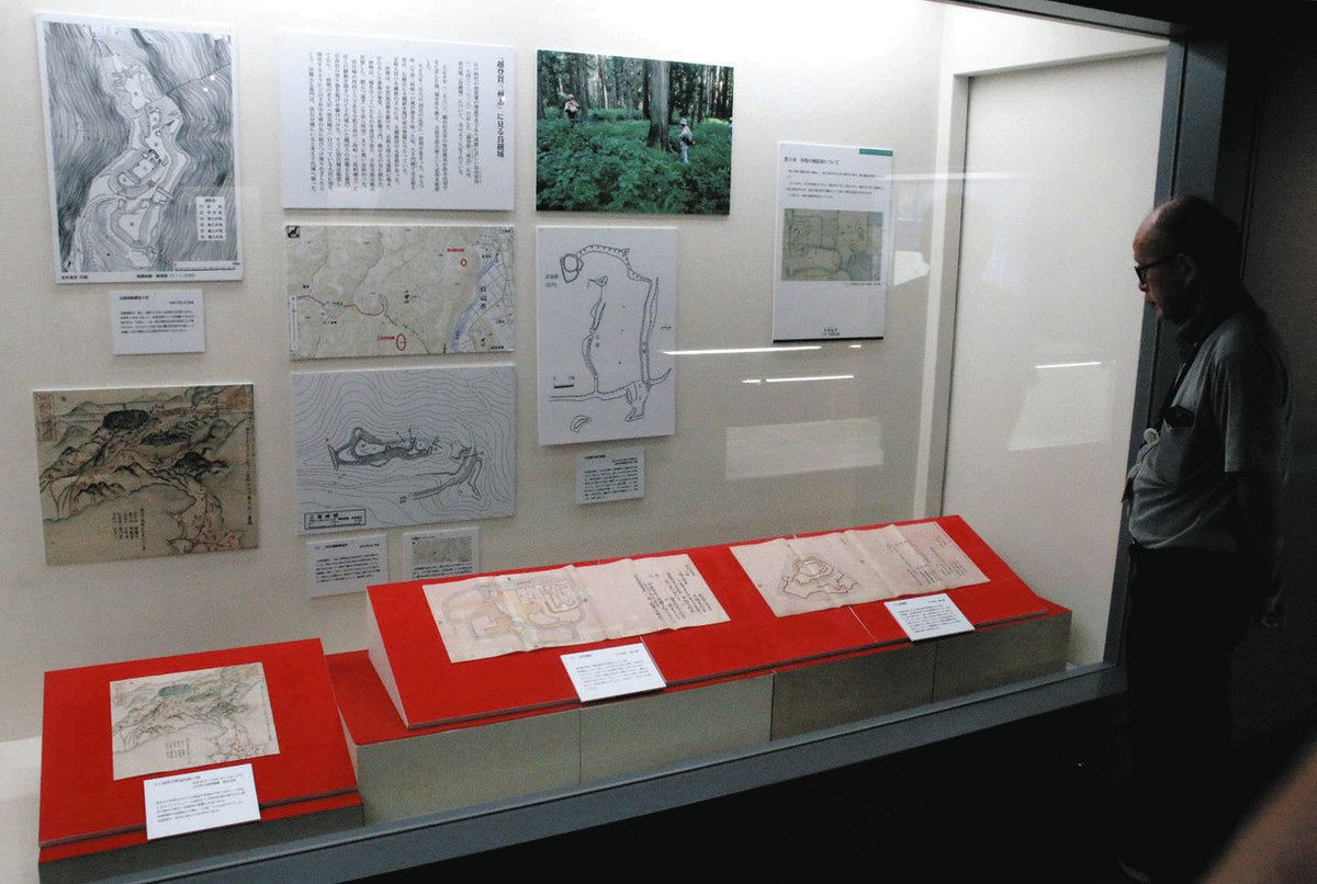 山城の魅力を絵図でみる 白山市鳥越一向一揆歴史館で企画展：北陸中日