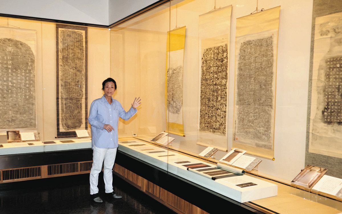 繊細に息づかい写す 春日井・道風記念館で特別展「刻された古代日本の