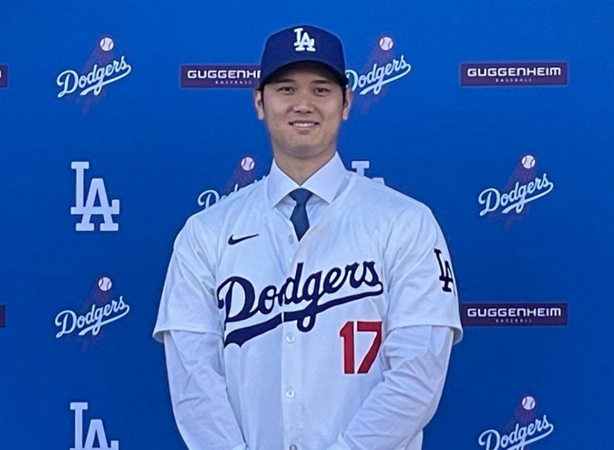 MLB公式 ドジャース 大谷翔平 ユニフォーム メンズ M LA商品発送後のキャンセルは