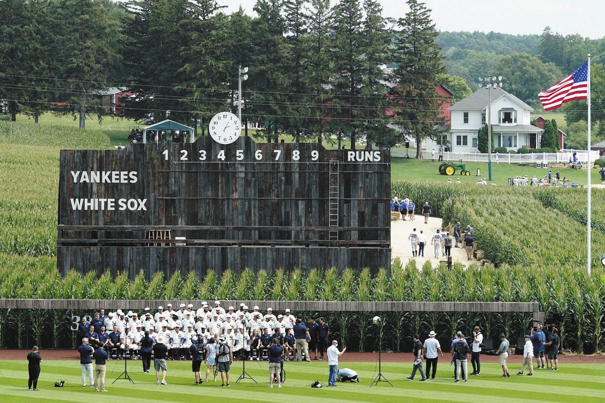 写真 リアル フィールド オブ ドリームス ロケ地でヤンキースvsホワイトソックス 中日スポーツ 東京中日スポーツ