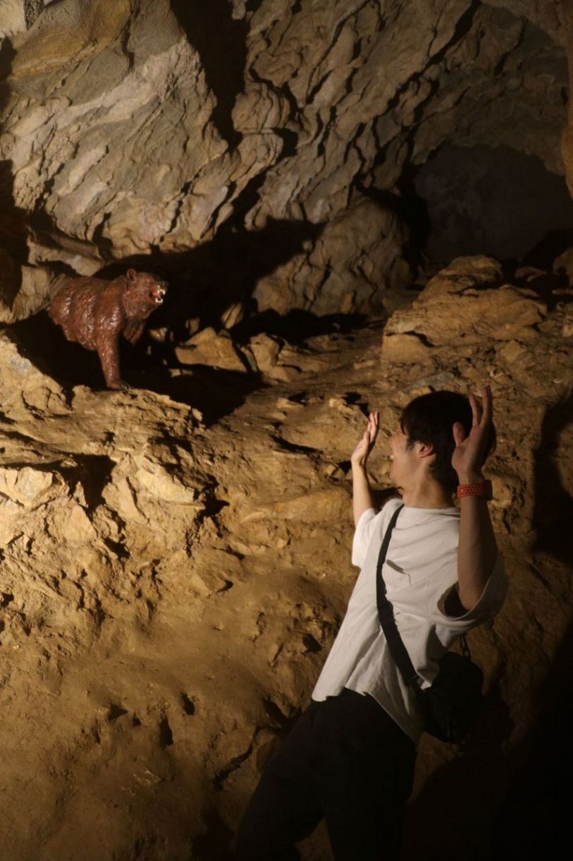 不二洞でワクワク洞窟体験!! 鶴舞う形の群馬県 右翼の先端 上野村へ