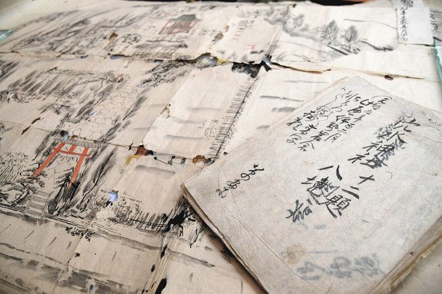 美麻奈比古・白山神社に十二題八境 一流歌人詠んだ江戸の穴水：北陸中日新聞Web