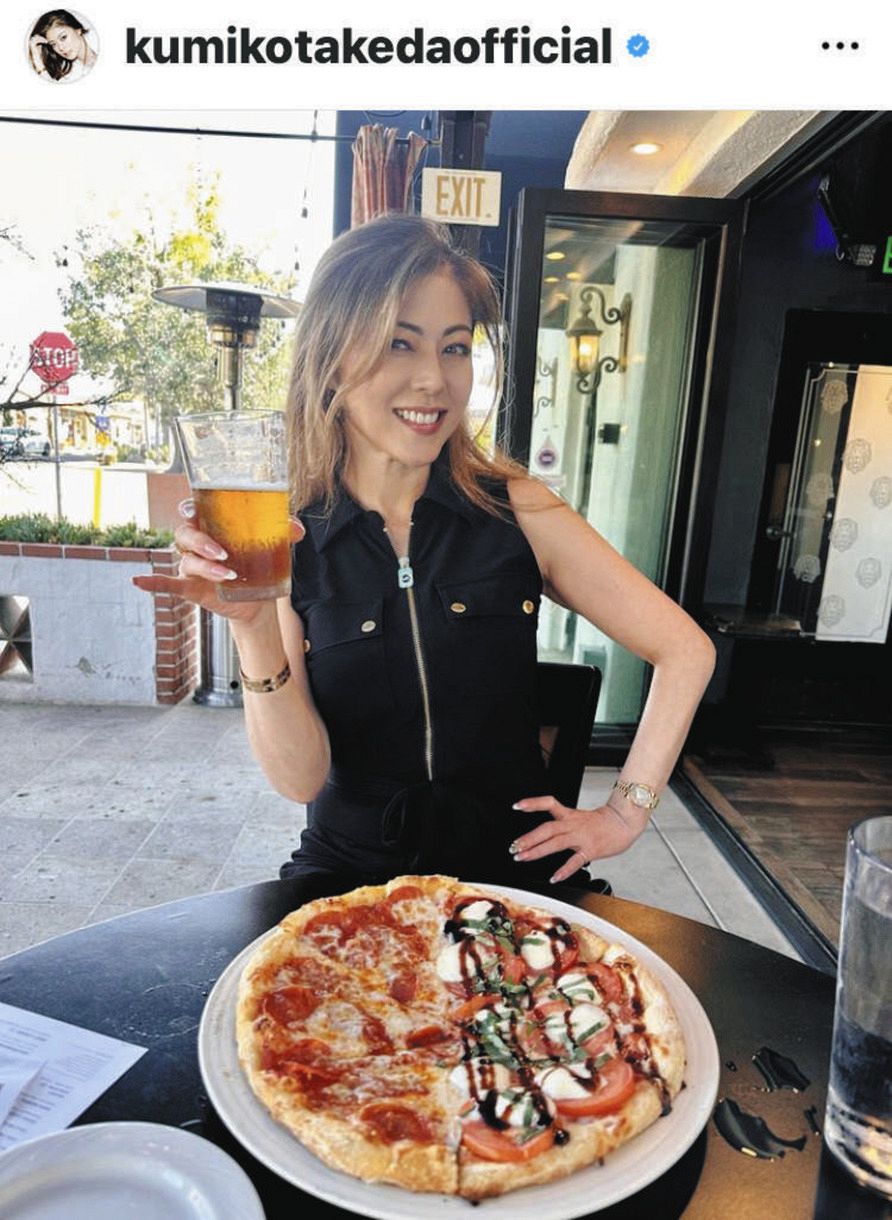 武田久美子のインスタグラムより
