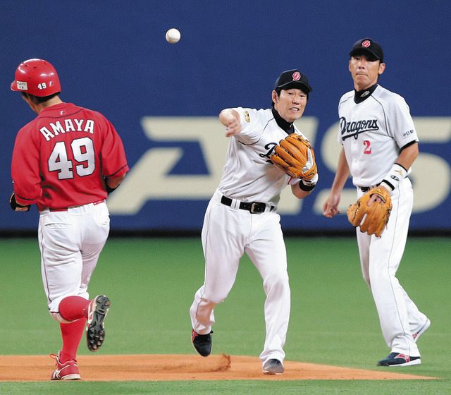 立浪選手 荒木選手 井端選手の実使用手袋 - 野球