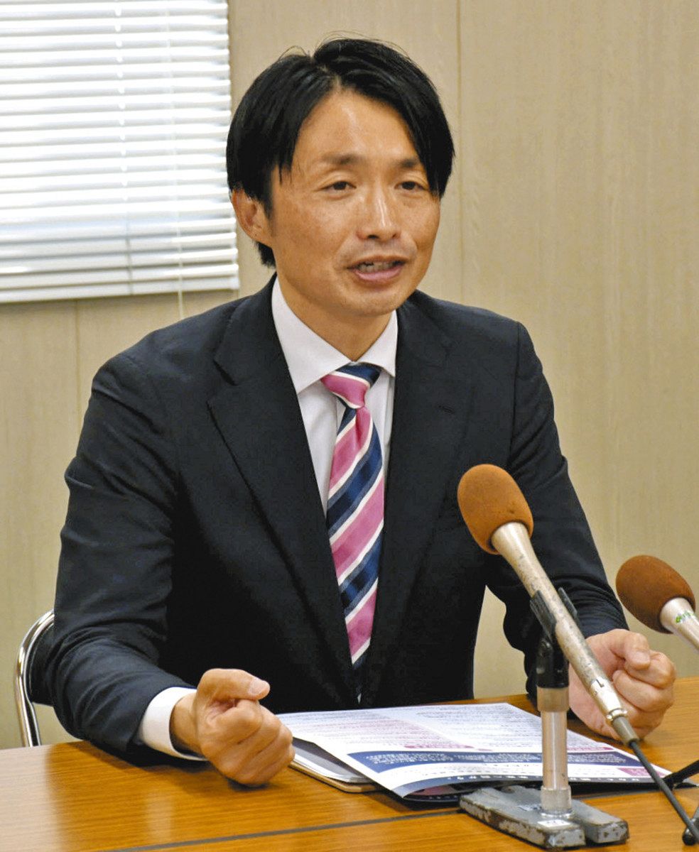 関係、交流人口 増やす施策を 越前町長選初当選 高田さん会見 町民との 