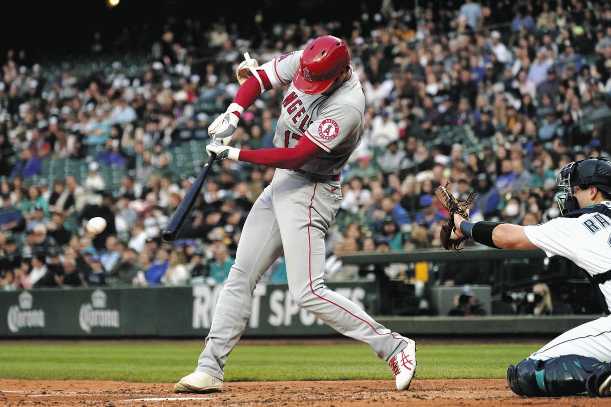 Mlb 打撃上向きの大谷翔平 構え がいいから 見え方がいい 昨季のようなパフォーマンスが今後見られそう 中日スポーツ 東京中日スポーツ