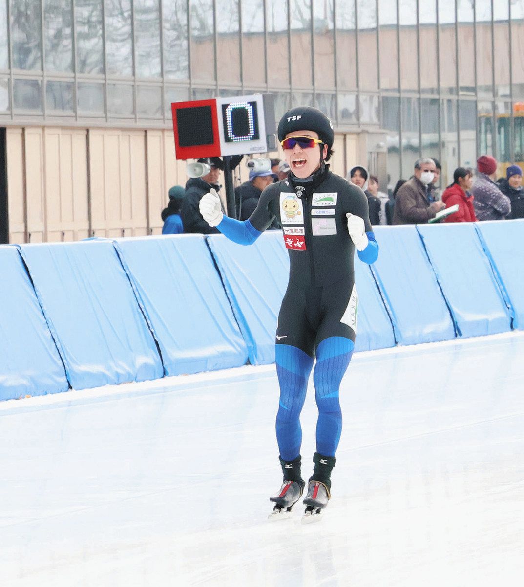 恵那の遠藤二千翔選手、5000メートル連覇 国民スポーツ大会・スピード