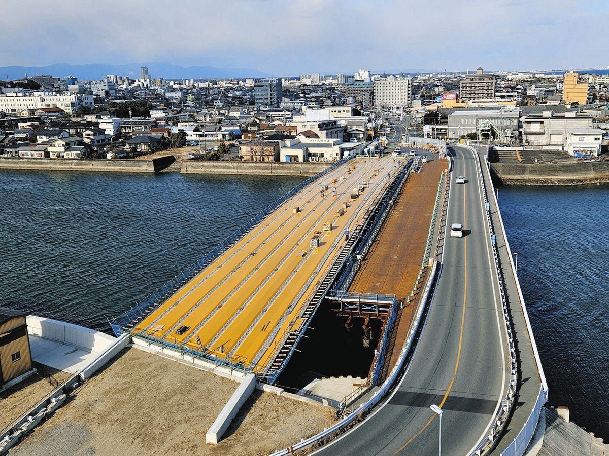 架け替え中「津興橋」見に行こう 21日見学会、14日まで募集：中日新聞Web