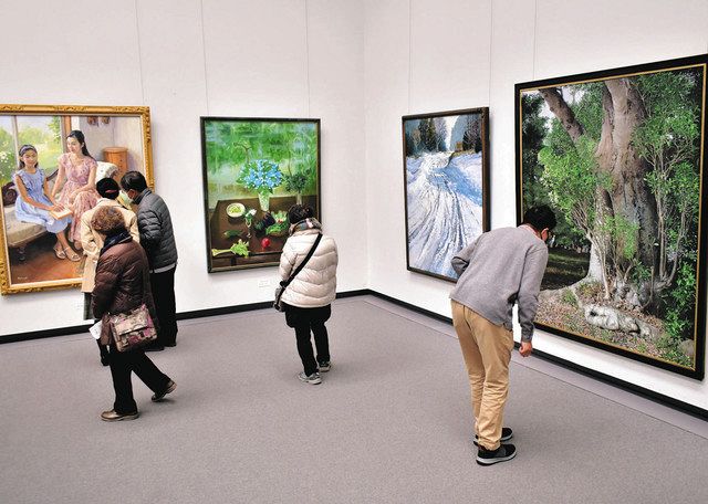 具象絵画の大作、精緻な描写 県美術館で一水会名古屋展:中日新聞Web