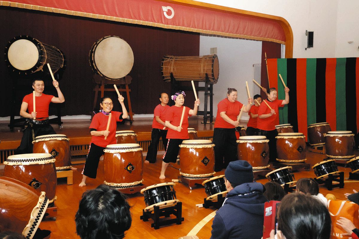 木製 赤 和太鼓スタンドB