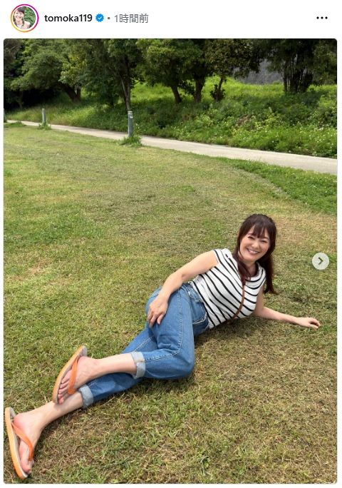竹中知華アナのインスタグラムより