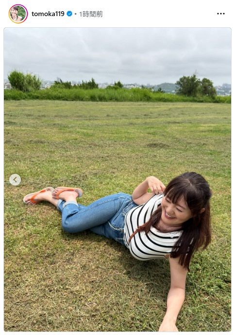 竹中知華アナのインスタグラムより