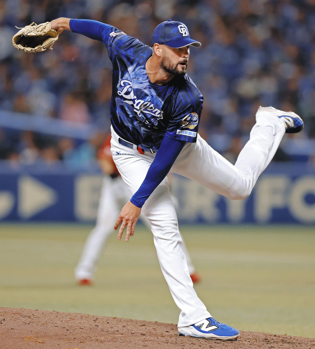 先発し、今季初勝利を挙げた中日・マラー