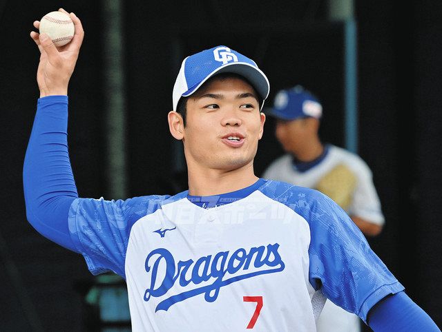 ２０２３春季キャンプ 根尾：中日スポーツ・東京中日スポーツ