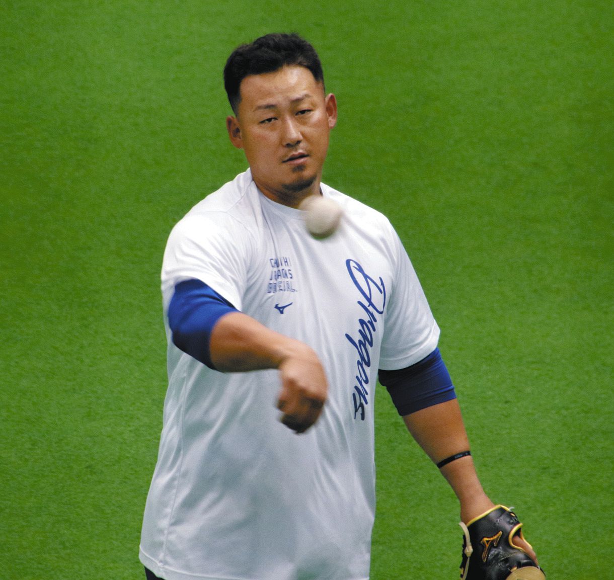 中日・中田翔がティー打撃など再開 22日にはノックを予定