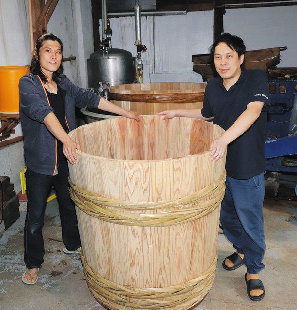 県産スギ香る 木桶の酒 小松・西出酒造 完成：北陸中日新聞Web