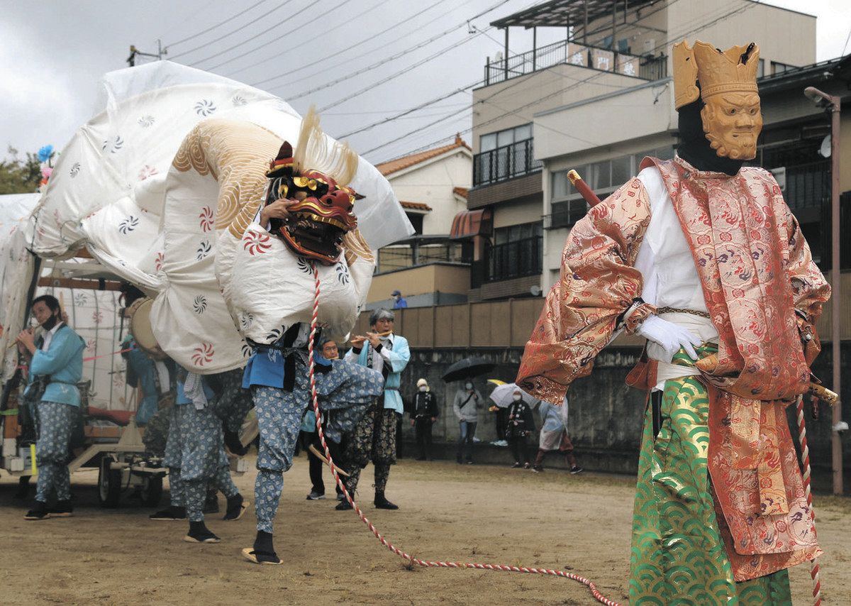優雅で勇壮な一色獅子舞さあ本番 飯田で春祭りに合わせ奉納：中日新聞Web