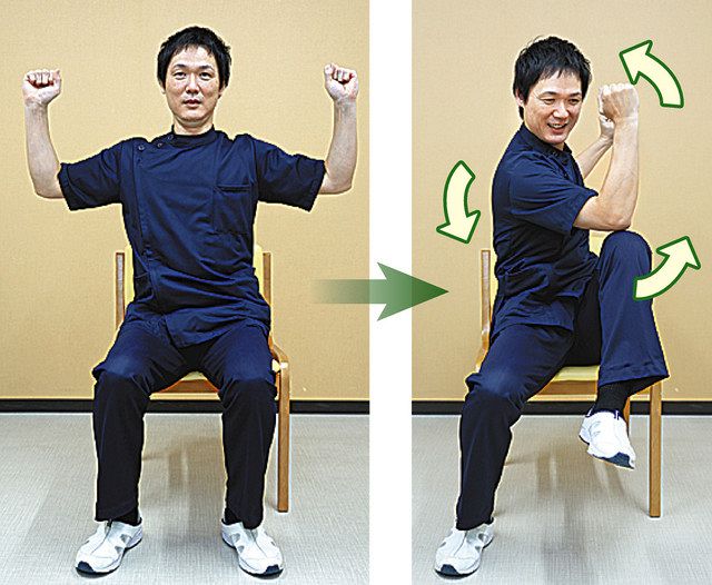 フレイルを防ぐ‼ーずっと健康にー＞難度高め 脳にも刺激：中日