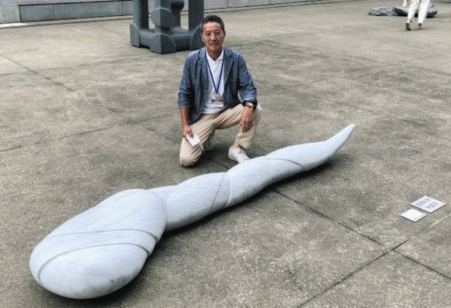 南知多の山田さん、二科展彫刻部門で最高賞 大理石で生命力表現：中日
