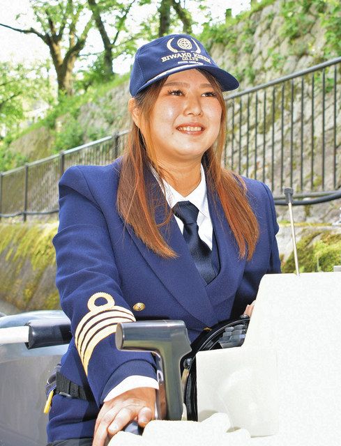 キラリ近江びと＞ びわ湖疏水船船長・蔭山瑞貴さん（31）：中日新聞Web