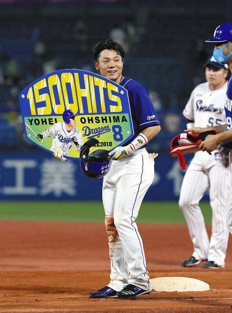 中日 大島洋平が通算1500安打達成 大学社会人経由でプロ入りした選手では谷 和田に次ぐ史上3番目の速さ 中日スポーツ 東京中日スポーツ