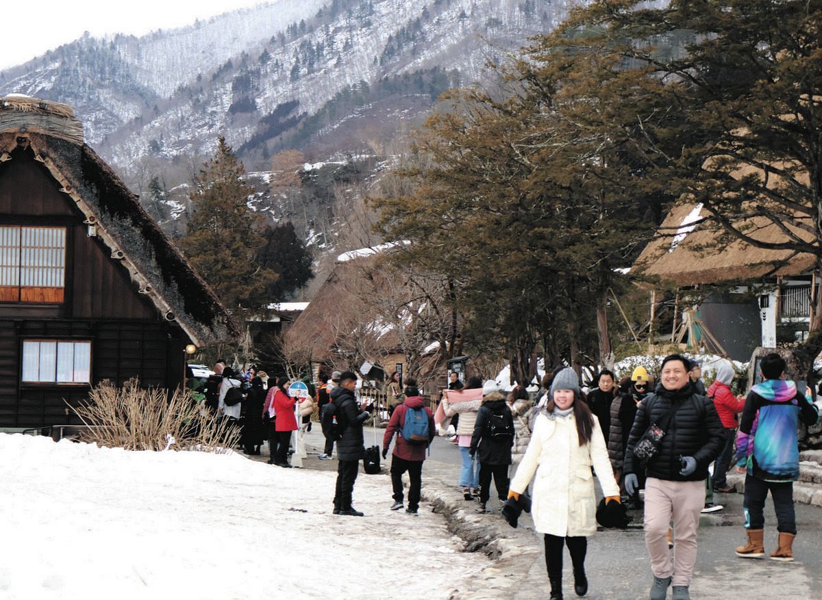 白川郷や高山にインバウンドが増加中 春節に客呼び込む岐阜流「ネット