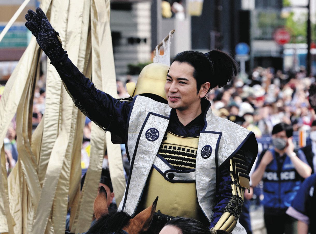 松本潤 浜松まつり 騎馬武者行列写真 徳川家康C