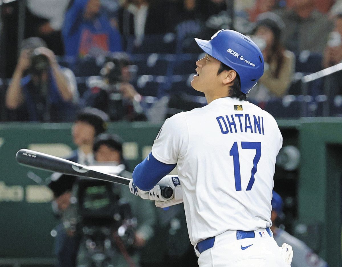 あの100マイルをホームランですから」ドジャース大谷翔平の今季1号を侍