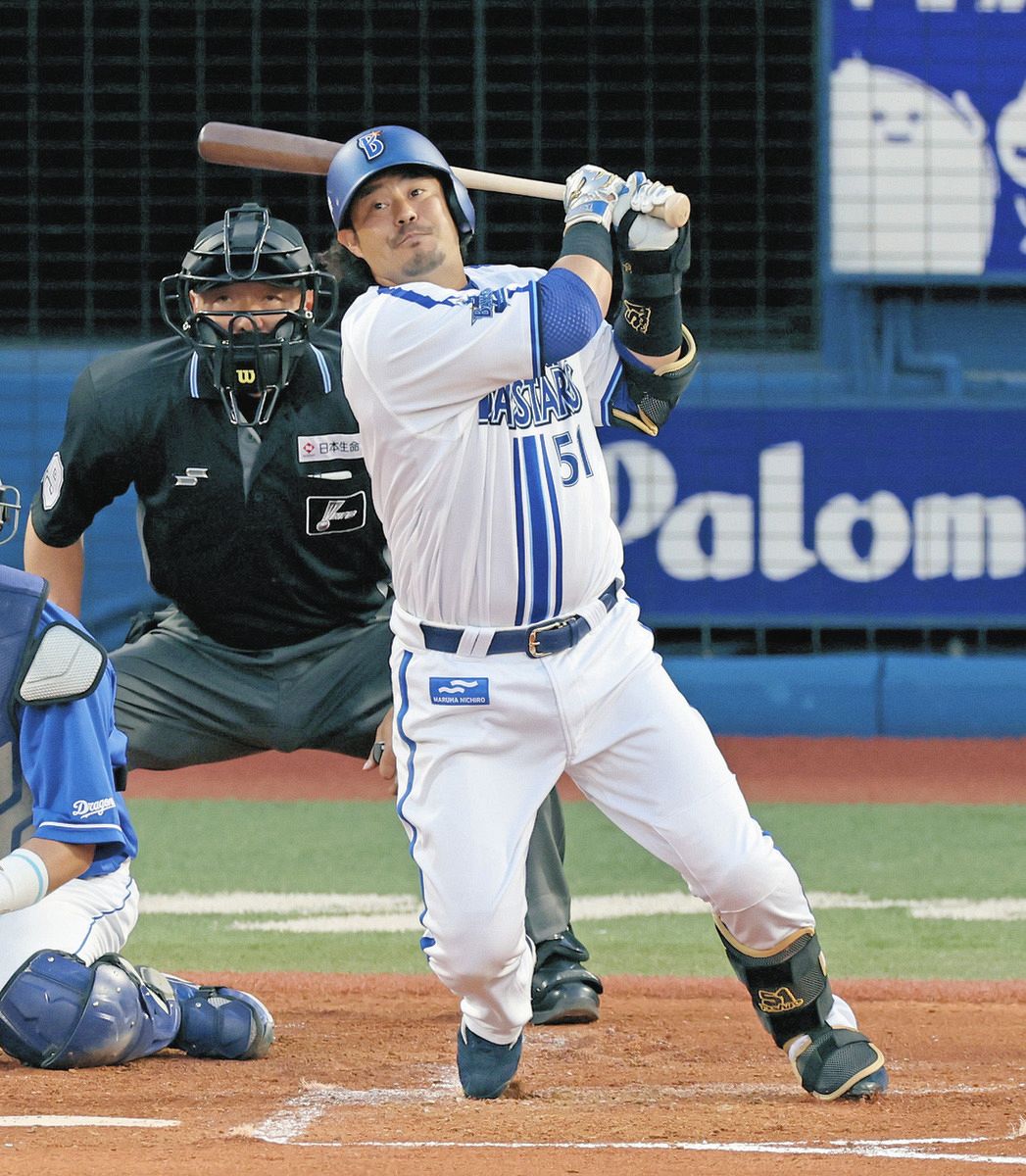 DeNA】宮崎敏郎が右中間へ勝ち越し二塁打「狙い球をしぼって捉えること