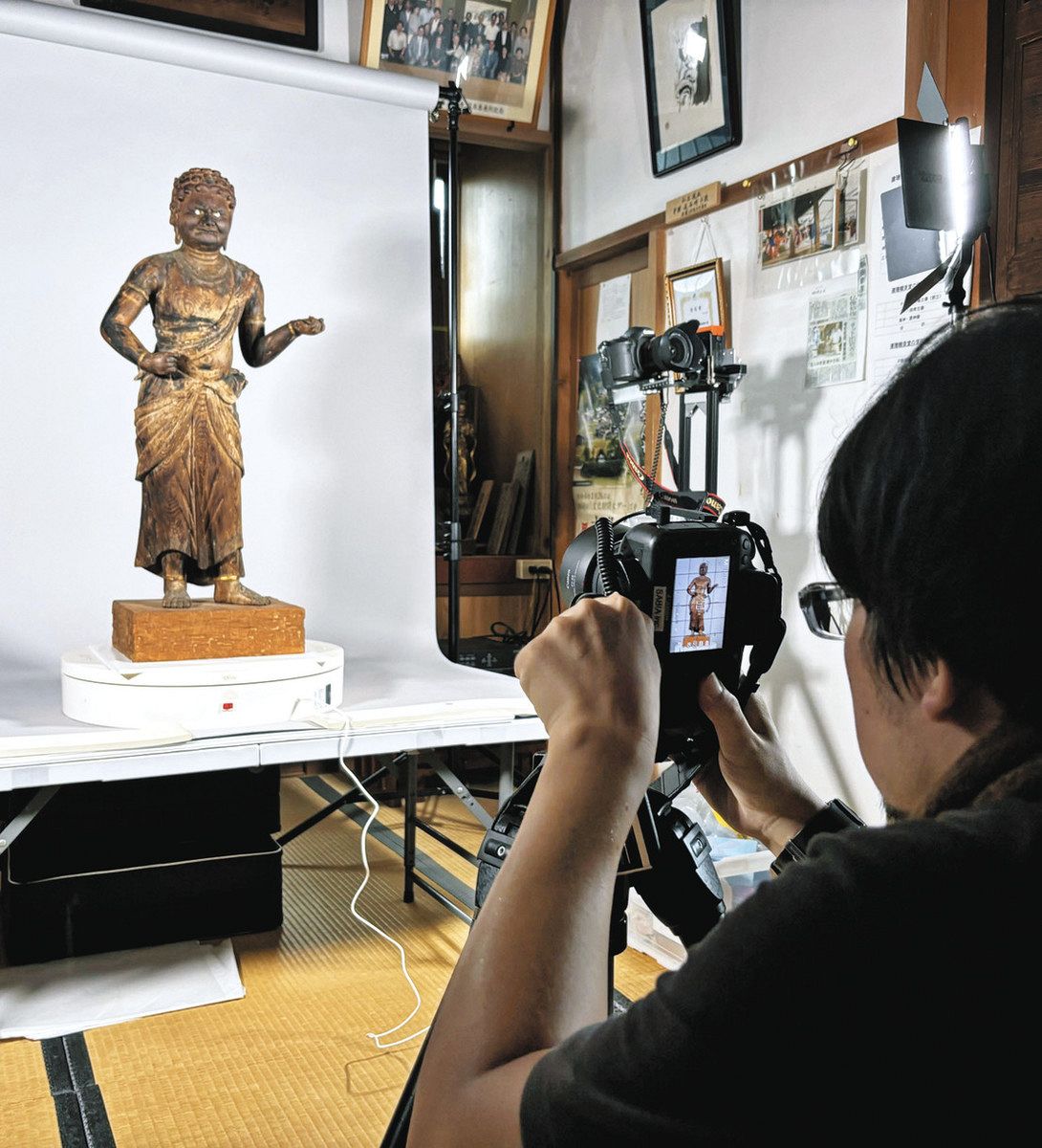 仏像3Dデータ化、ウェブで公開へ 静岡県内の国・県指定文化財32体